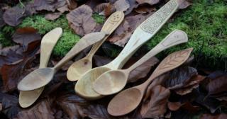 Beautiful hand carved spoons